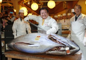 1,3 миллиона евро на токийком рынке за красного тунца
